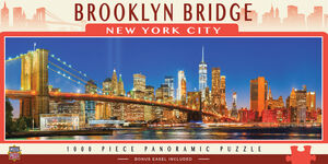 BROOKLYN BRIDGE, NYC 1000PCS PANO