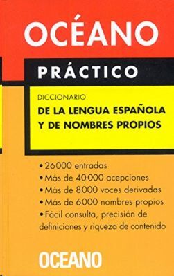 DICCIONARIO PRACTICO DE LA LENGUA ESPAÑOLA Y NOMBRES PROPIOS