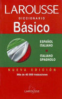 DICCIONARIO BASICO ITALIANO ESPAÑOL - ESPAÑOL/ITALIANO